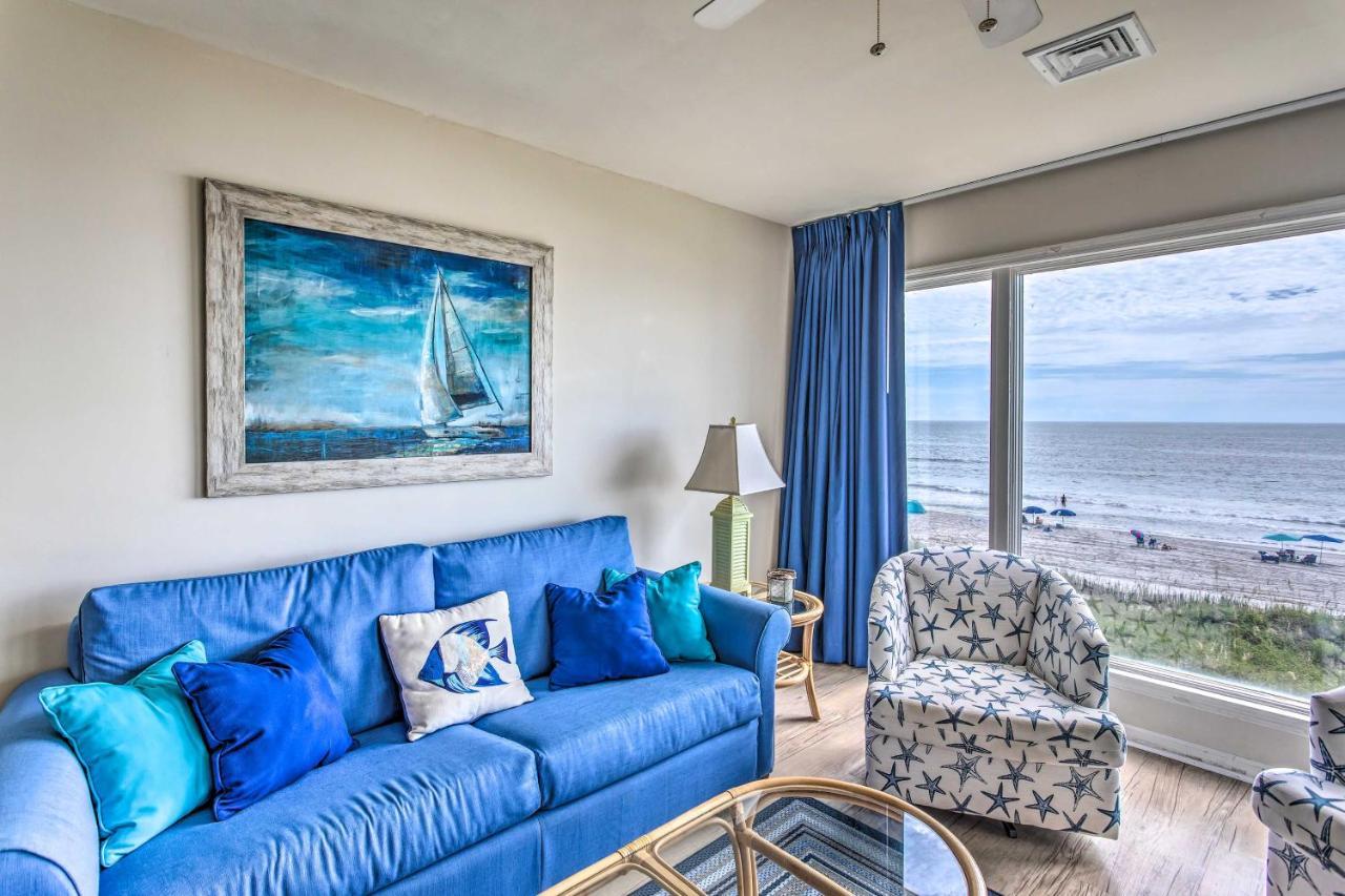 Bright Beachy Condo With Boardwalk Access And Patio! Myrtle Beach Exteriör bild
