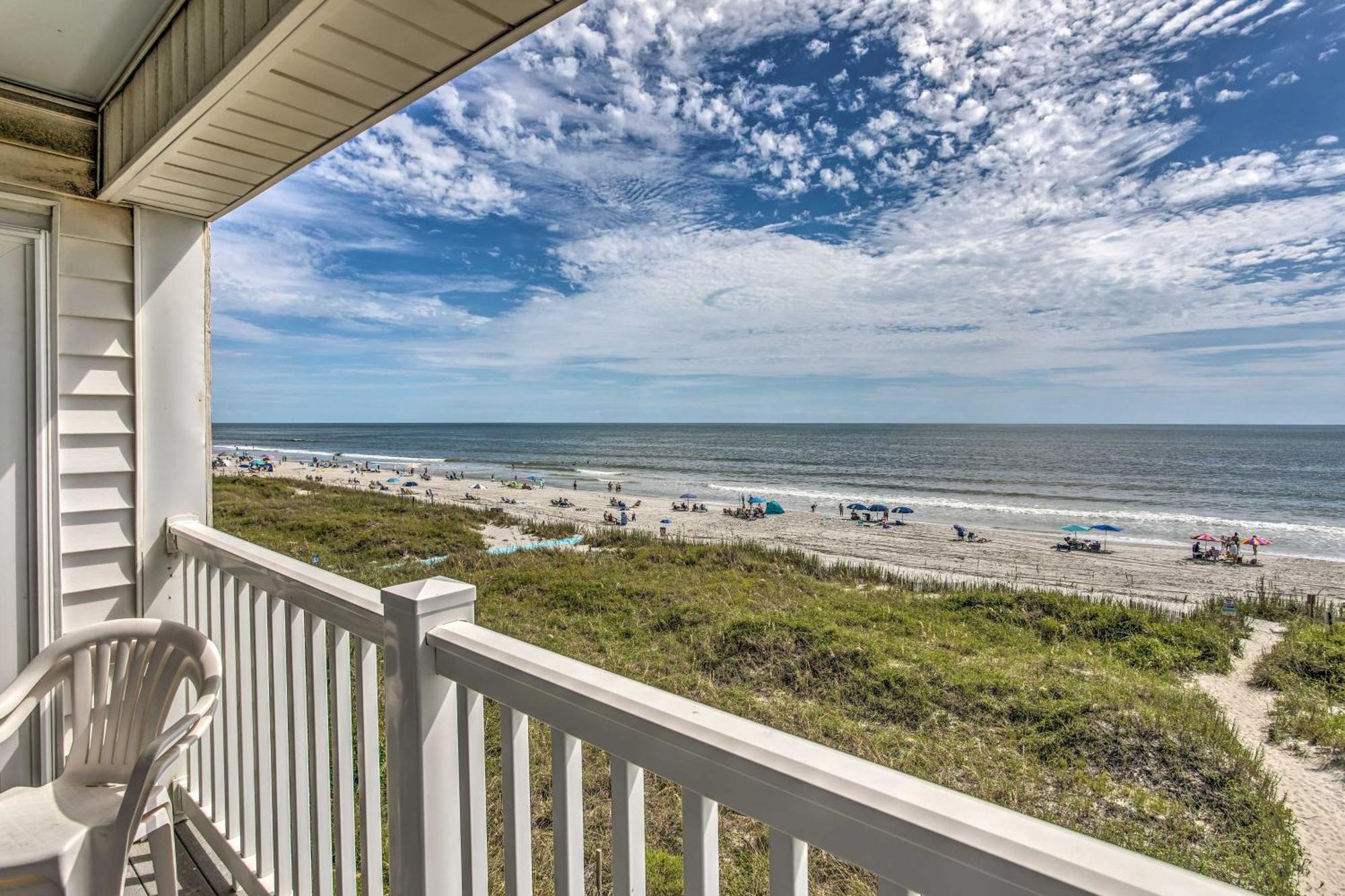Bright Beachy Condo With Boardwalk Access And Patio! Myrtle Beach Exteriör bild