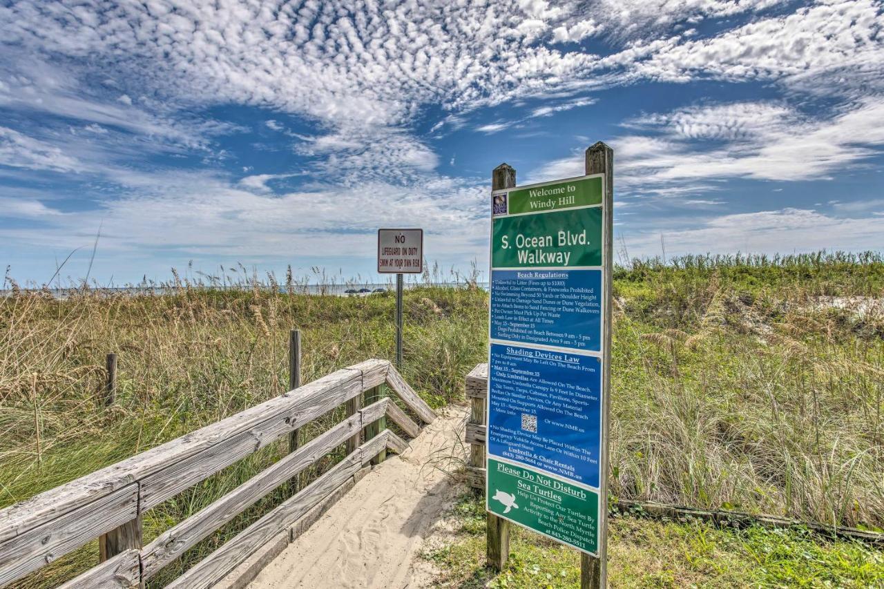 Bright Beachy Condo With Boardwalk Access And Patio! Myrtle Beach Exteriör bild
