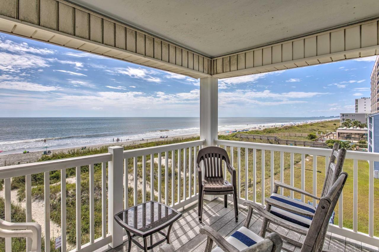 Bright Beachy Condo With Boardwalk Access And Patio! Myrtle Beach Exteriör bild
